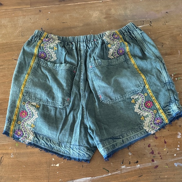 Free People Bohemian Patchwork Shorts - Picture 3 of 3